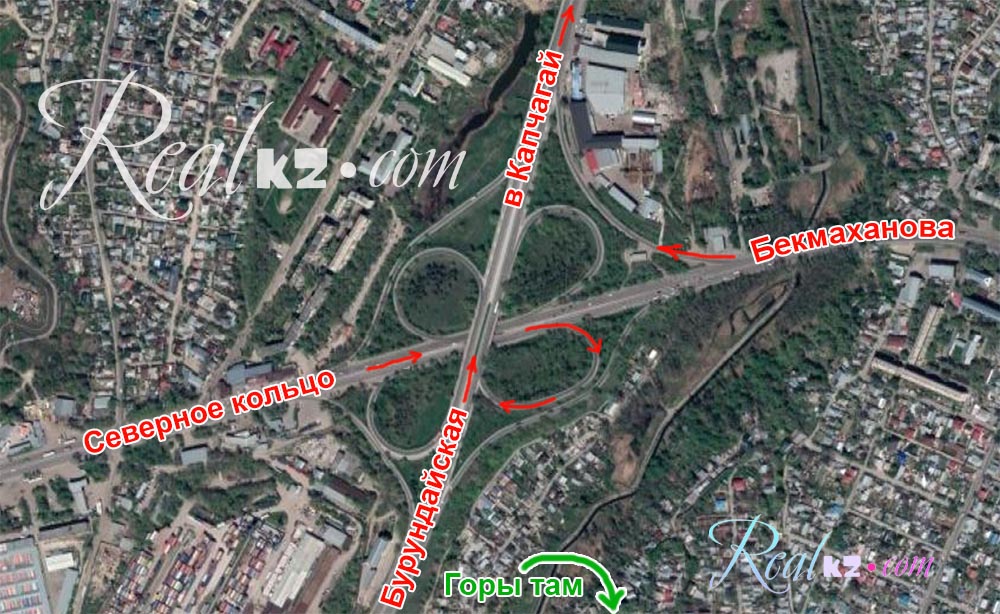 Как выехать в Алматы на Капчагайскую трассу