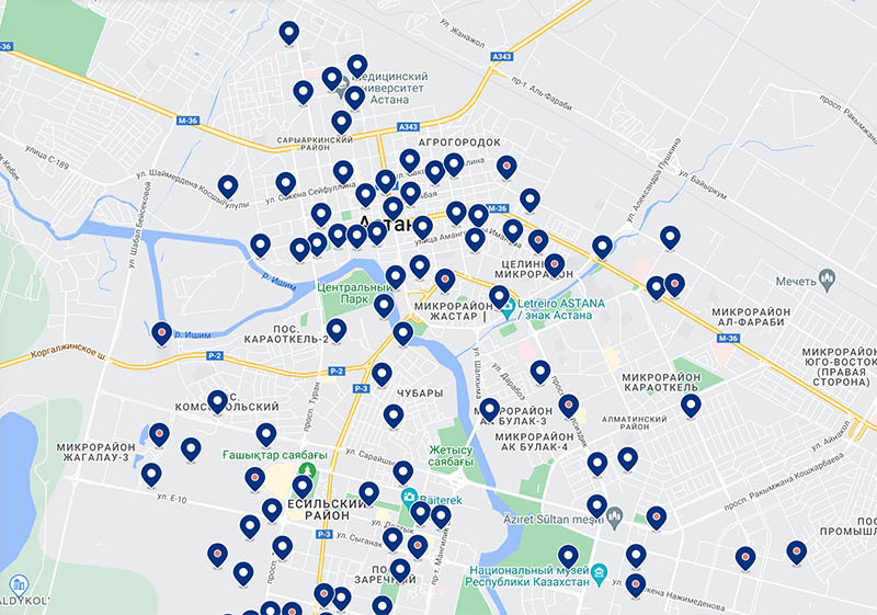 гостиницы Астаны