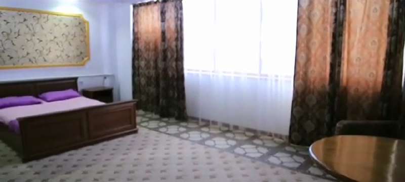 Гостиница Саттi со стороны Алматы